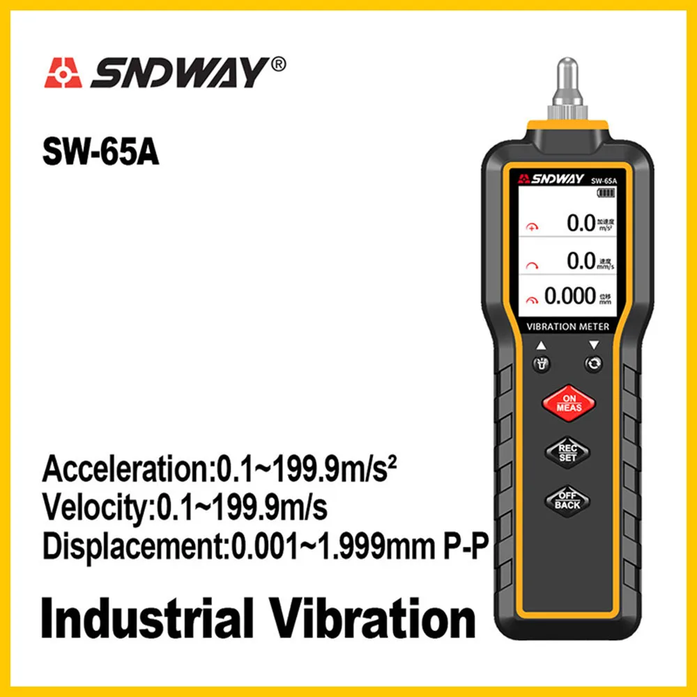Sndway Vibration Meter High Sensitivity Probe For Accurate Measurement