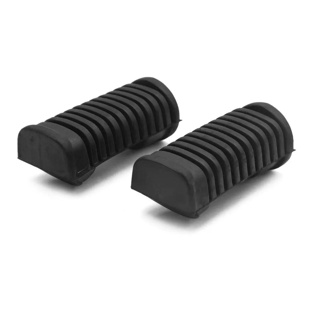

uxcell Pair Black Rubber Nonslip Motorcycle Left Right Brake Footrest Pedal for CG125