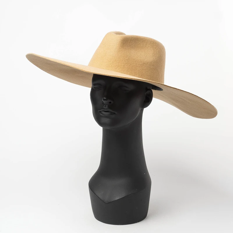camel felt hat