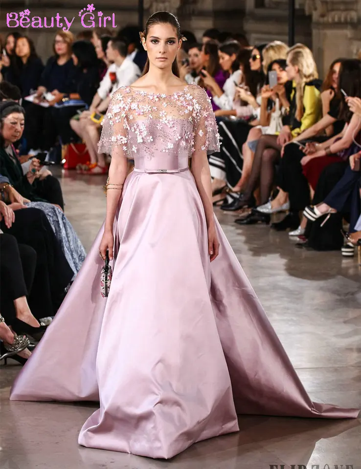 designer gown with jacket