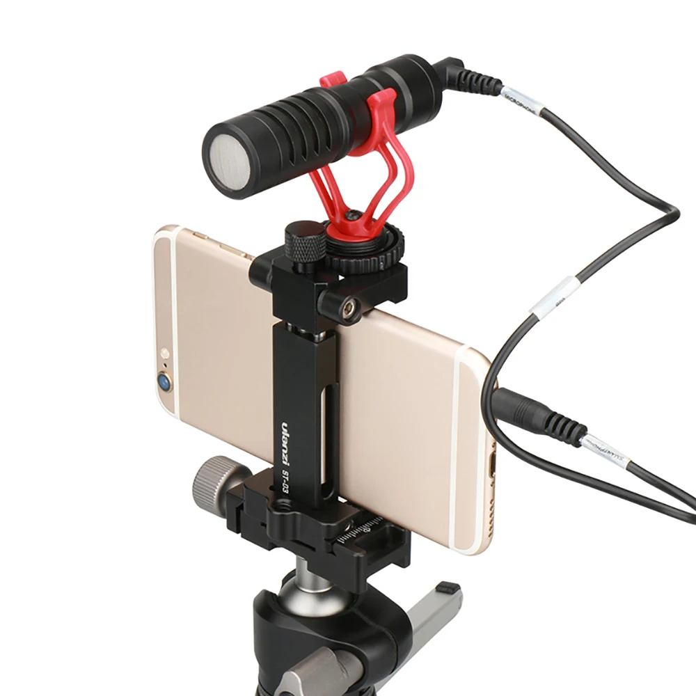 Aluminium Mobile Tripod Mount with Hot Shoe Mount for Boya Rode