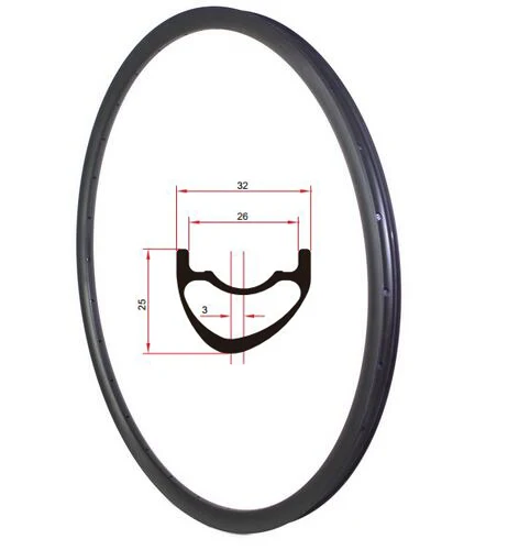 

2017 New ASYMMETRICAL 29ER 27.5ER 25X32MM HOOKLESS TUBELESS CARBON MTB BICYCLE RIMS DISC BRAKE MOUNTAIN BIKE WHEEL RIM for TRAIL