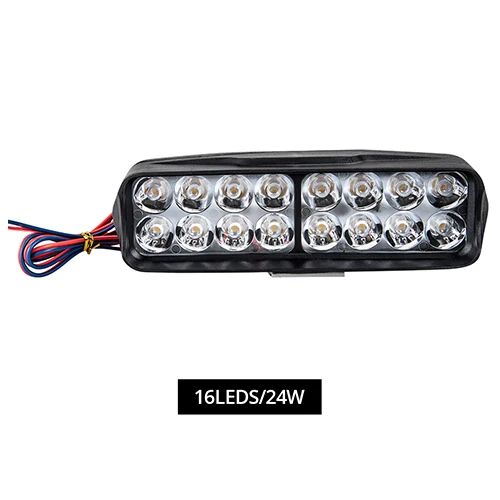 1ps 16leds MeeToo мотоциклетный головной светильник светодиодный рабочий светильник для мотоцикла Трактор Лодка внедорожный внедорожник Грузовик противотуманный светильник s мотоцикл 12 Вт 18 Вт 24 Вт - Цвет: 1ps 16leds