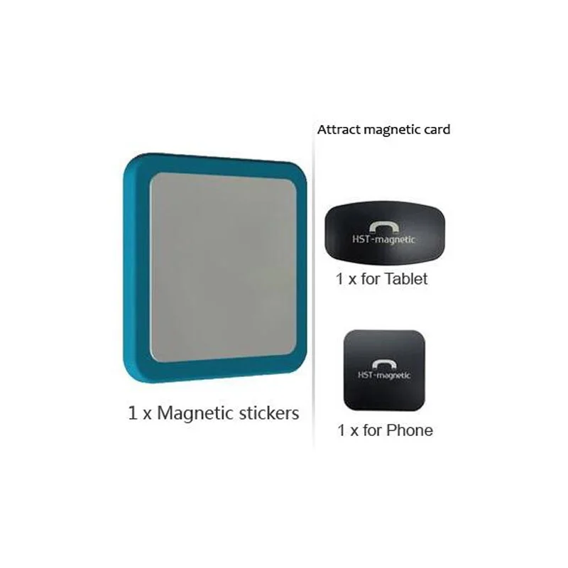 Настенное крепление для планшета, Магнитная подставка, держатель для мобильного телефона, удобная Поддержка всех планшетов для iPhone iPad Pro Air - Цвет: A gray B blue