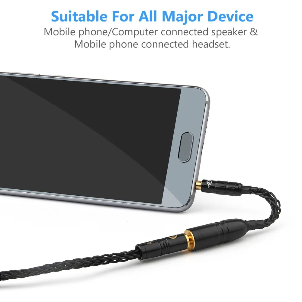 Headphone Cord 2 5mm 3 5mm To 4 4mm Audio Connector Cable Jack 3 5 Male Female AUX Extension Cable Adapter Headset Speaker