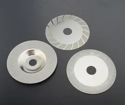 Broyeur de coupe de lame de scie 100mm, 3 pièces, meule en diamant, traitement de la lame de scie, meulage du verre, outil de polissage des carreaux de céramique 