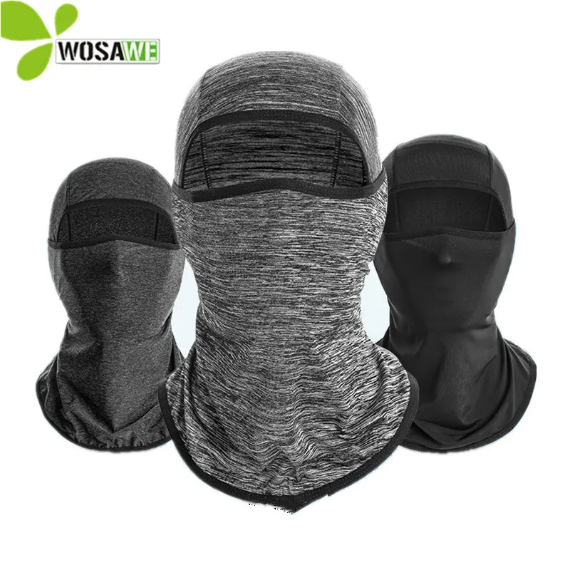 

WOSAWE Cycling Face Mask Helmet Caps Outdoor Sports Sunscreen Breathable Motorcycle Shield Anti-UV Protection Bike Ski Bandana