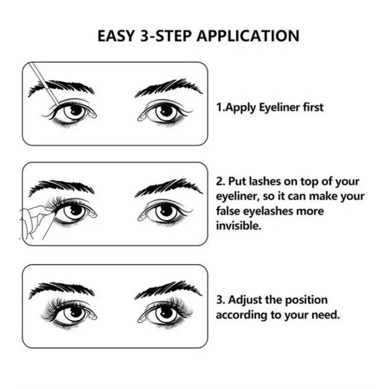 3pair 5 Magnetic Eyelashes Magnetic Liquid Eyeliner Lashes 3D Faux Mink Eyelashes Eyeliner&magnetic False Eyelashes&tweezer Set 3pair 5 Magnetic Eyelashes Magnetic Liquid Eyeliner Lashes 3D Faux Mink Eyelashes Eyeliner&magnetic False Eyelashes&tweezer Set