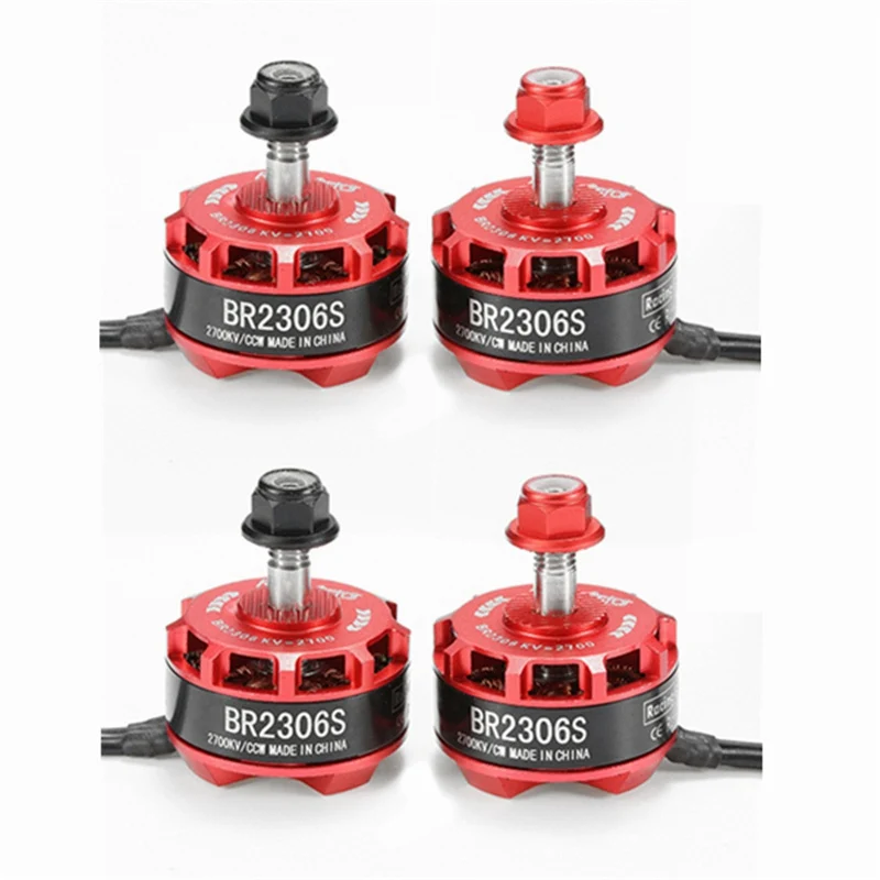 

New Arrival 4X Racerstar Racing Edition 2306 BR2306S 2700KV 2-4S Brushless Motor For X210 X220 250 FPV Racer Quadcopter