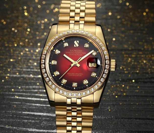 37 ملليمتر sangdo حركة عالية الجودة الفاخرة الرجال التلقائي الذاتي ريح ووتش تصفيح 18KY الميكانيكية ساعات sa11 37 ملليمتر sangdo حركة عالية الجودة الفاخرة الرجال التلقائي الذاتي ريح ووتش تصفيح 18KY الميكانيكية ساعات sa11