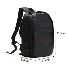 On sale NEW Waterproof Digital DSLR Photo Padded Backpack w/ Rain Cover Laoto Multi-functional Camera Soft Bag Video Case