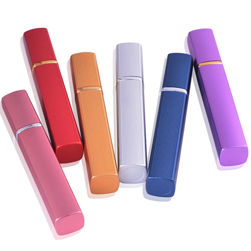 1Pcs 12ml Perfume Bottle Mini Portable Travel Refillable Perfume Atomizer Bottle Nozzle Spray Scent Pump Housing 6 Color Bottle