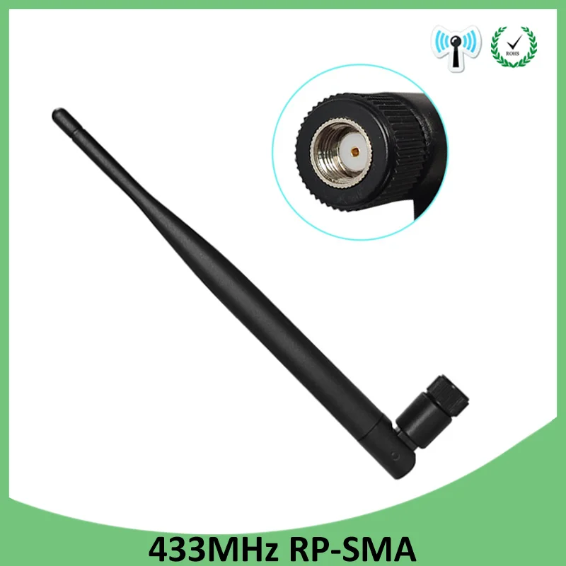 

5pcs 2.4 GHz WiFi Antenna 5dBi Aerial RP-SMA Male Connector 2.4ghz antena wi fi antenne Wireless Router Wifi Booster