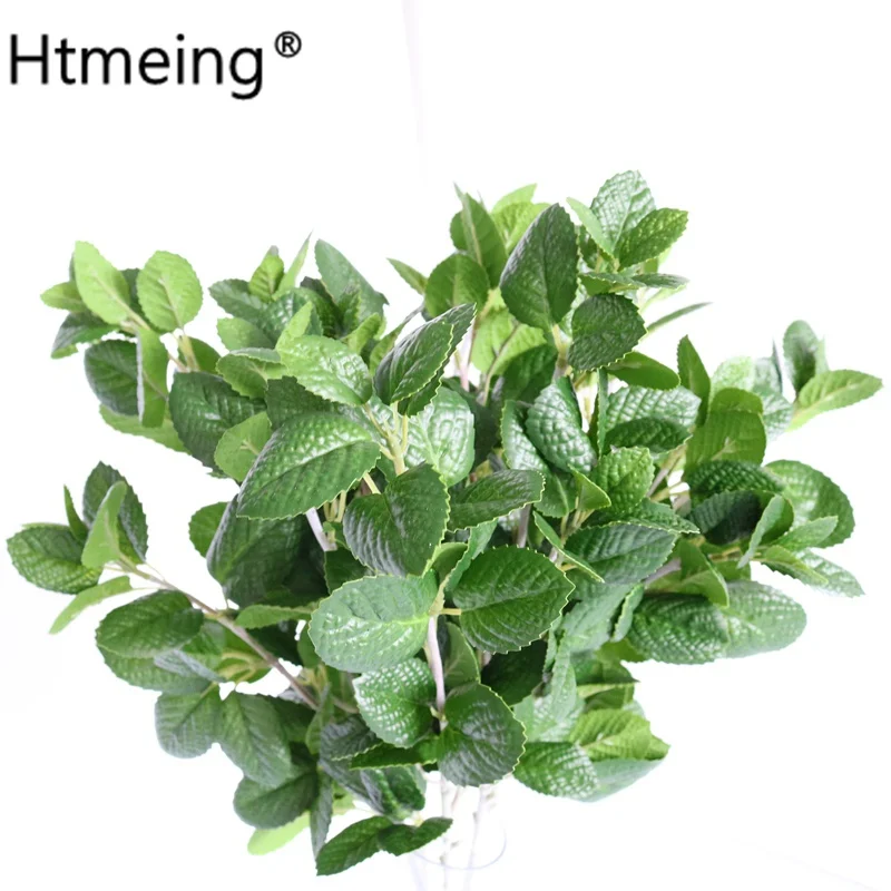 OLYCRAFT 300 mini foglie artificiali in plastica, foglie di menta in miniatura, piante artificiali, foglie verdi decorative decorative per fai da te, torte, matrimoni, fotografie, decorazioni