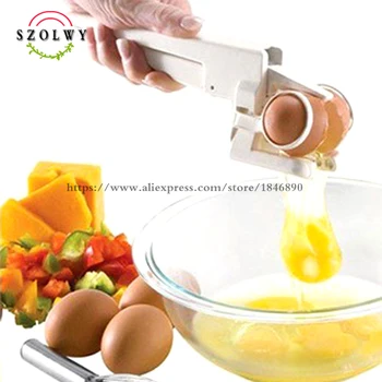 

hot sale egg tools Plastic Handheld Cracker Egg with Separator beaters Kitchen Tools as seen on tv