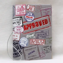 Модная этикетка Обложка для паспорта, кошелек, сумка, аксессуары для путешествий, милый женский кожзаменитель, ID адрес, держатель, портативный комбинезон для посадки