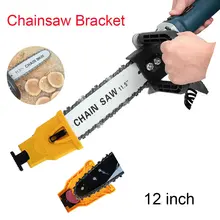 Electric Saw Parts 12 Inch M10 Chainsaw Bracket Changed 100 115 Angle Grinder Into Chain Saw Chainsaw Teeth Sharpener