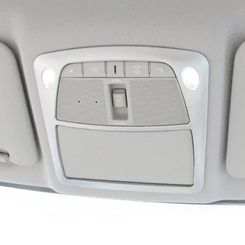 

For Nissan X-Trail T32 accessories 2014-2017 ABS Matte Car front/Rear reading Lampshade panel Frame Cover Trim car styling 3pcs