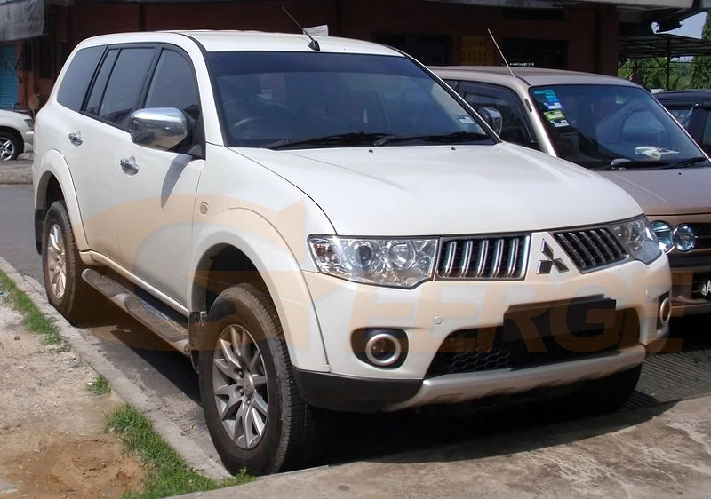 Для Mitsubishi Challenger Pajero Sport 2008- отличное Ультра яркое освещение фар CCFL ангельские глазки комплект Halo Кольцо