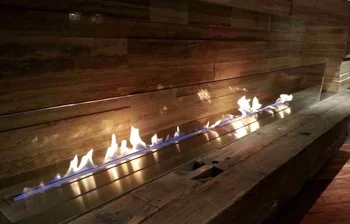 

48 inch Remote control intelligent black or silver antique fireplace