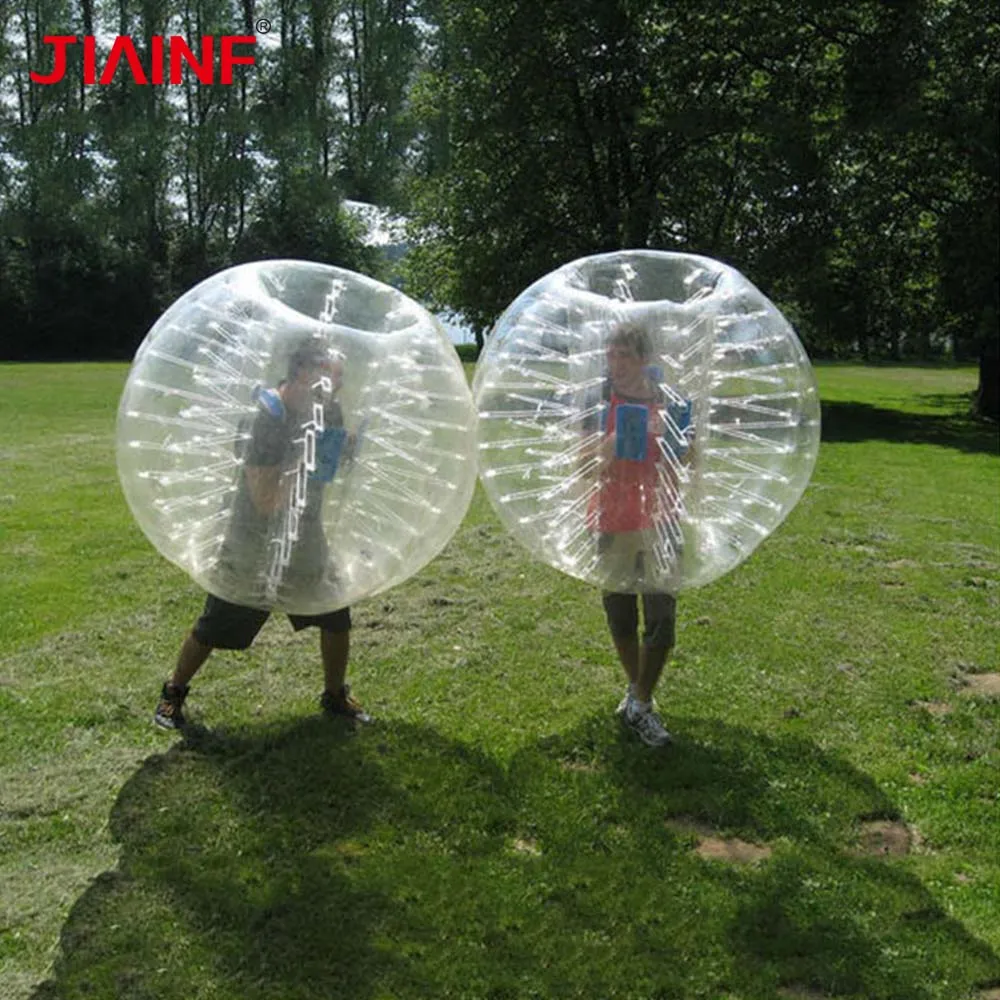 

1.8m TPU Inflatable Zorb Soccer Ball 5-Color Bubble Soccer Ball / Pump for Adult Family Outdoor Game Sports Ball Toys
