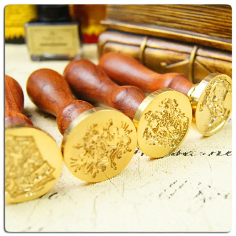 

Hign quality THANK YOU stock pattern seal wax stamp
