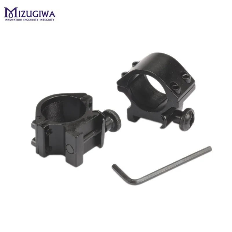 2pcs Optical Sight Bracket Metal Rifle Scope Mount Rings 1" ring 25.4mm Rail 20mm Outdoor Camping Hunting Tool accessories