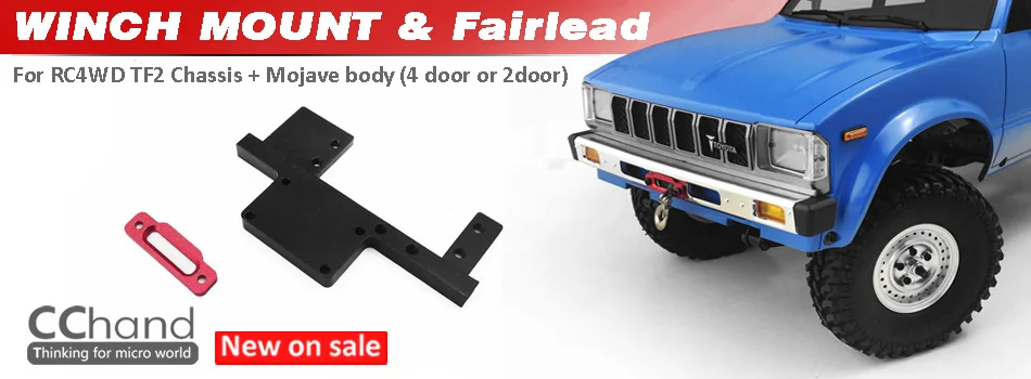 

CChand built-in winch base + cable guide for RC4WD TF2 Mojave RC CAR TOY