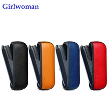 GIRLWOMAN New for IQOS 3.0 Case Pouch Bag Protective Holder Cover Wallet Case Electronic Cigarette IQOS 3 PU Leather Case