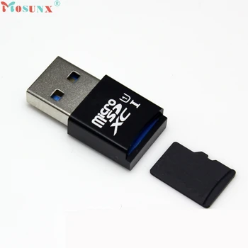 

Hot-sale MOSUNX Card Reader MINI 5Gbps Super Speed USB 3.0 Micro SD/SDXC TF Card Reader Adapter 1 pc C76