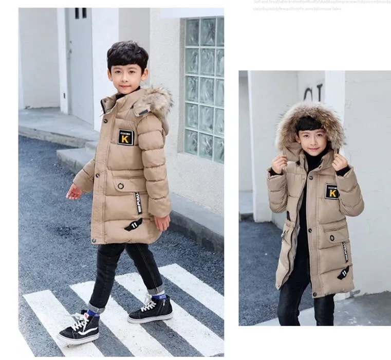 Crianças jaqueta de inverno 2019 meninos casaco
