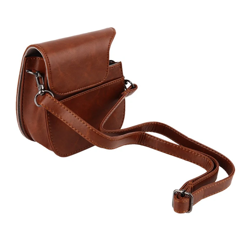 Leather Camera Bag Case Cover Pouch Protector Shoudler Bag For Polaroid Photo Camera For Fuji Fujifilm Instax Mini 8 NEW (23)