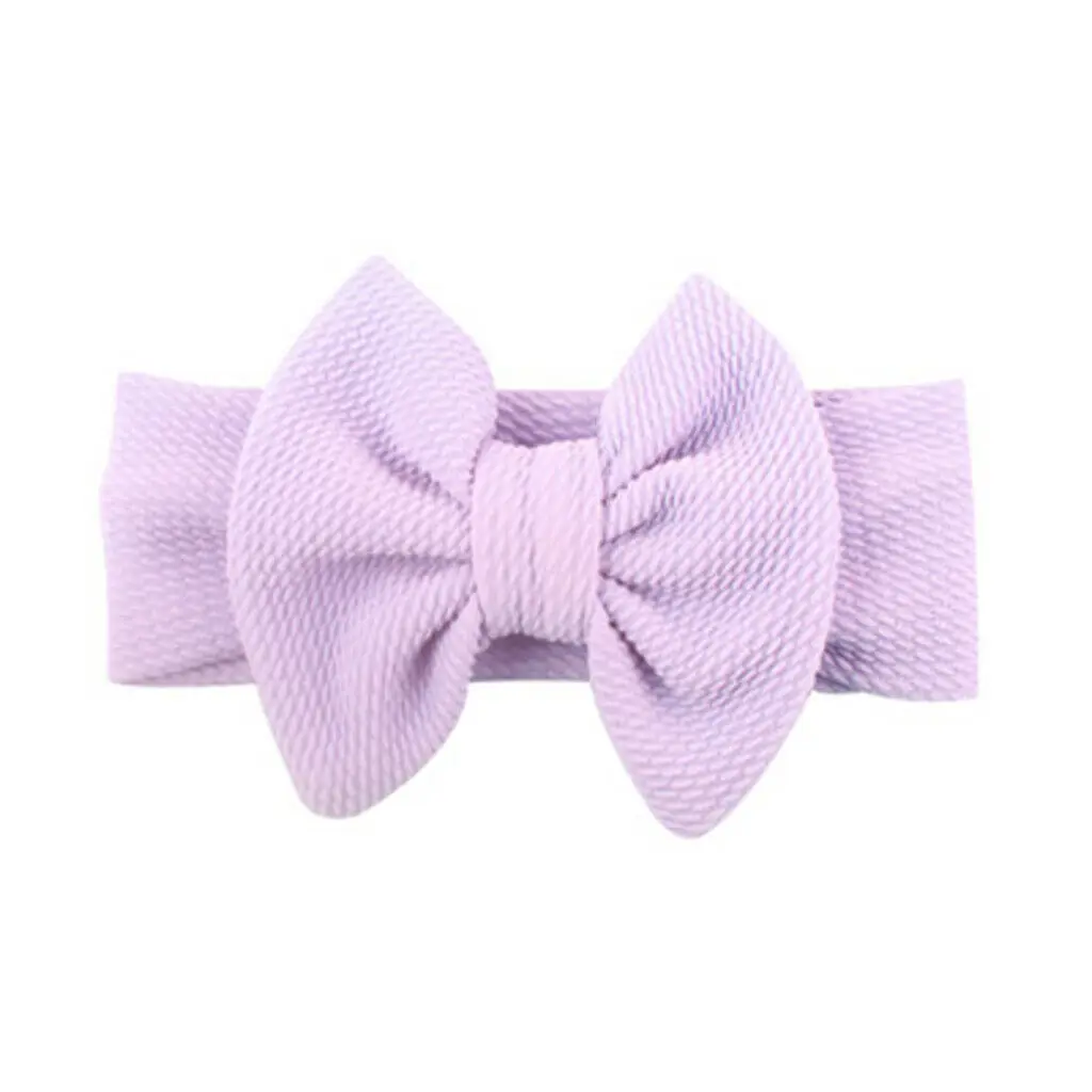 

10 Colors Newborn Baby Hairbands Bow-Knotted Solid Color Elastic Stretch Headbands for Toddlers Kids 6M-14Y Summer Cute Gifts