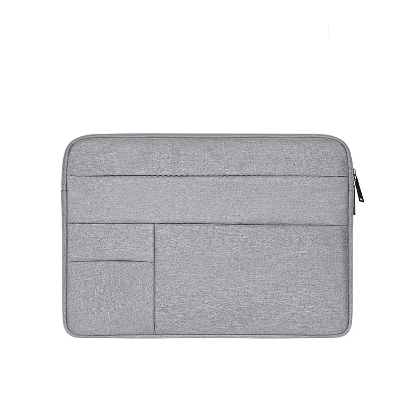Универсальная сумка для ноутбука 12, 15,6, 13,3, 14,1 дюймов, чехол для ноутбука huawei Matebook X 13, чехол для ноутбука для Xiaomi Mi, ноутбук Air 13 - Цвет: Light Gray