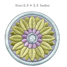 Аппликация цветок 2." широкий вышивка патч для пользовательские патч/юбка патч/костюм DIY/патч-панели