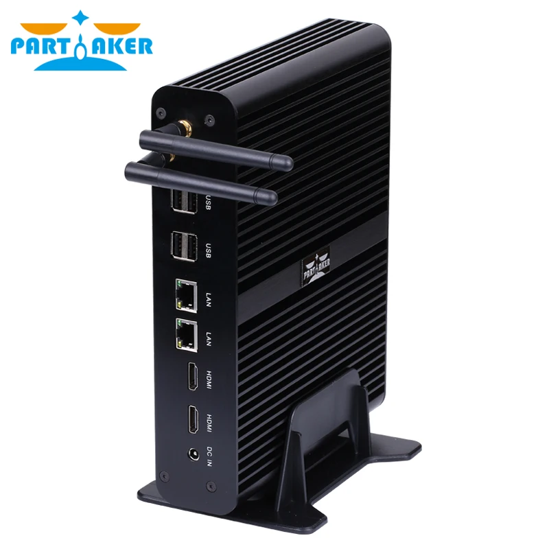 Причастником B2 Windows мини ПК i7 Barebone HTPC Безвентиляторный Компьютер Intel Core 4500U с 300 м