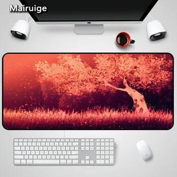 

Mairuige Scenery Big Tree Lake Maple Forest Mousepad Big Size 300x600x2MM Gaming Mouse DIY Pattern PC Mice Mat Pad Mouse
