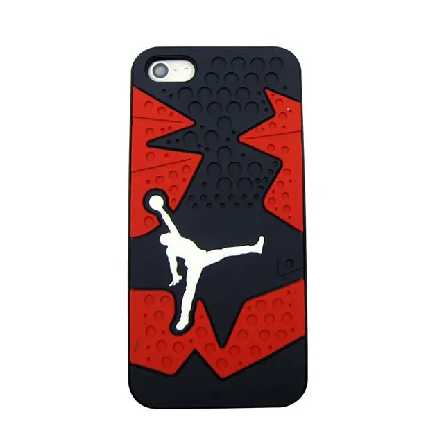 New 3D Air Jordan Shoe Sole PVC+Rubber Cases For iPhone 5/5S, AJ