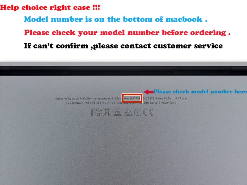 model number