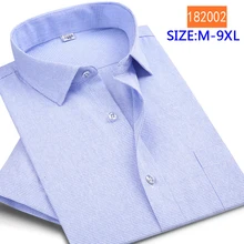 Высокое качество супер большие клетчатые модные удобные рубашки с коротким рукавом осенние мужские фланелевые хлопок размера плюс M-8XL9XL39-49