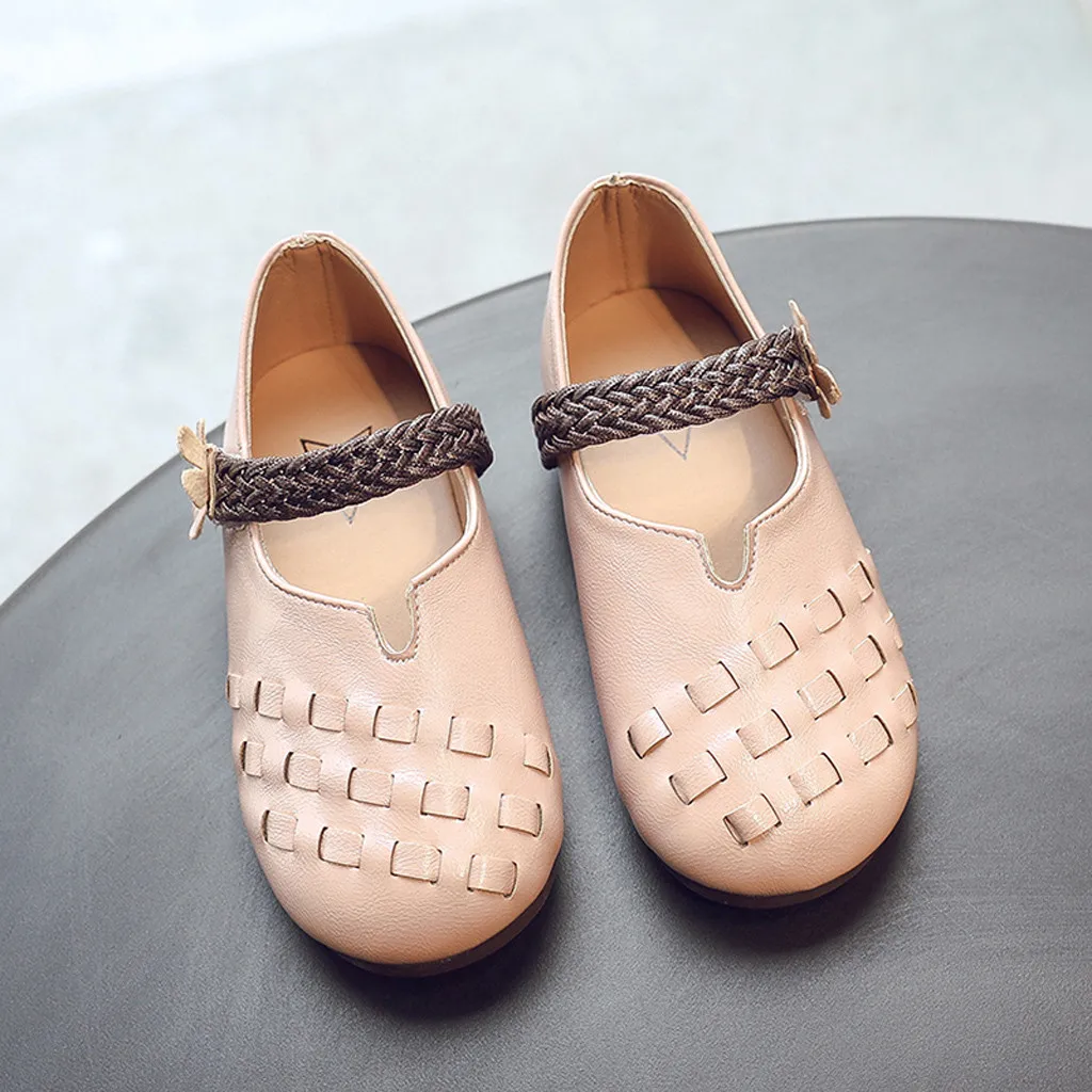 

Baby Girls Unique Pattern Children's Shoes Girls Simple Style Non-Slip Shoes outdoor Kids Sandals flower Girls Princess For 3-7T