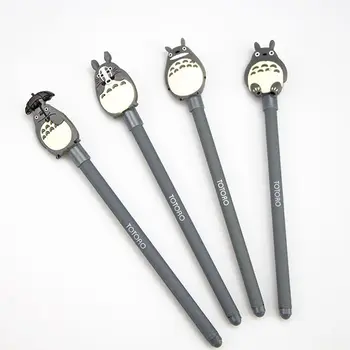 

4Pcs Totoro Gel Ink Pen Cute Student pen School Office Supply Promotional Kids Gift