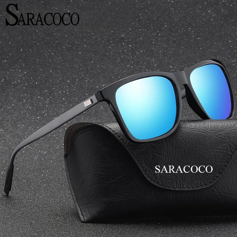 Очки солнцезащитные SARACOCO мужские/женские поляризационные винтажные