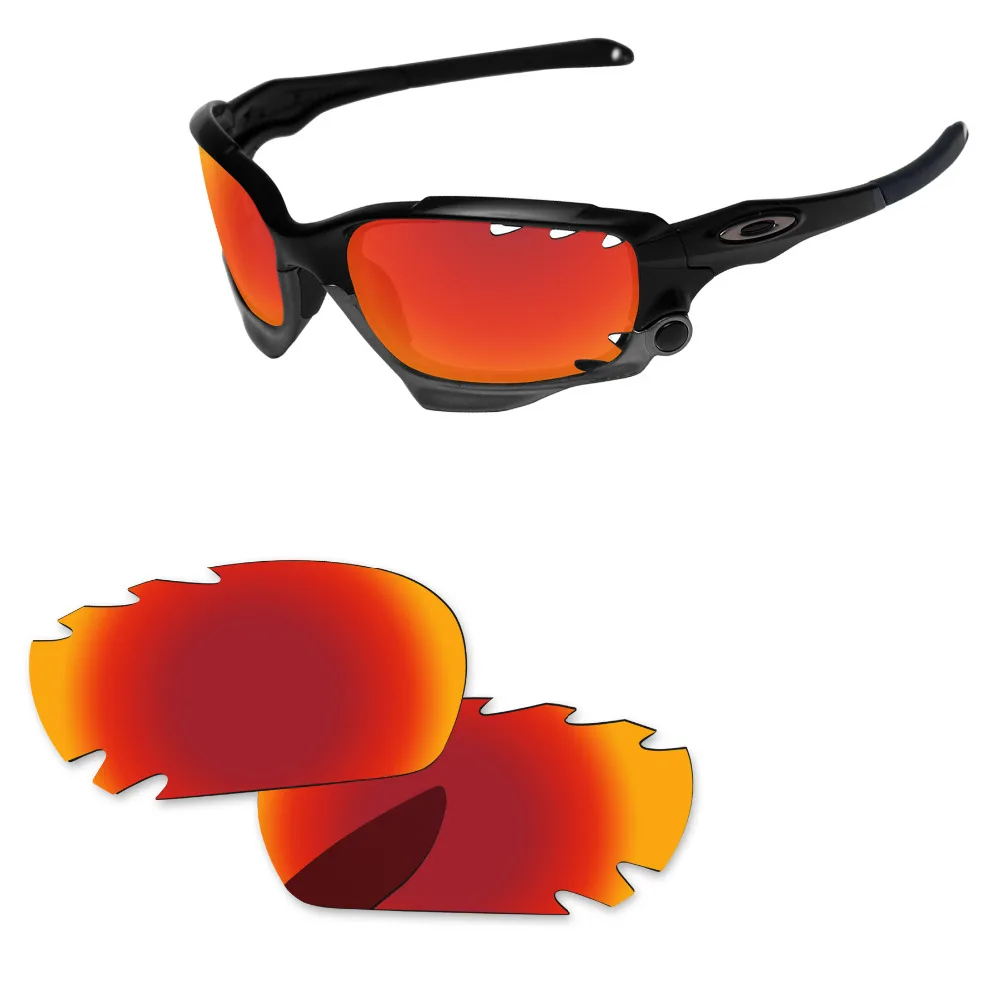 

Papaviva Fire Red Mirror Polarized Replacement Lenses For Jawbone Vented Sunglasses Frame 100% UVA & UVB Protection