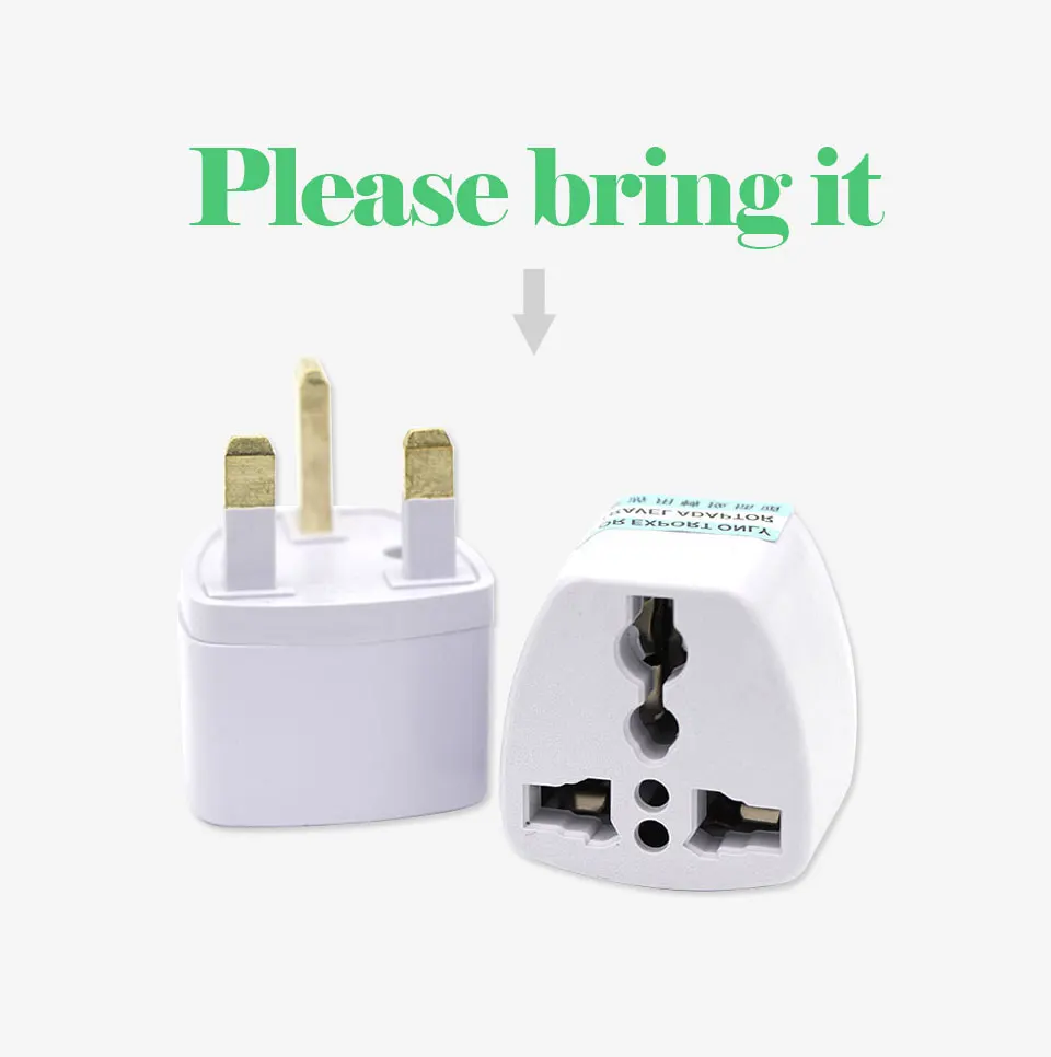 1PC UK Plug Connector Universal US EU AU Converter to UK AC Travel Wall Power plug Charger Adapter in Ireland Singapore Malaysia (3)