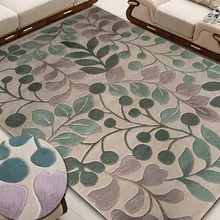 Ковер с листьями, Новая Зеландия, шерстяной бренд, ковер для прихожей, спальни, гостиной, прохода, прикроватный, шерсть, ковры