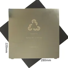 FLEXBED New Upgrade 220x280mm Spring Steel Sheet Heat bed applied PEI+Magnetic Sticker for Extra Large Tevo Tarantula 3D Printer