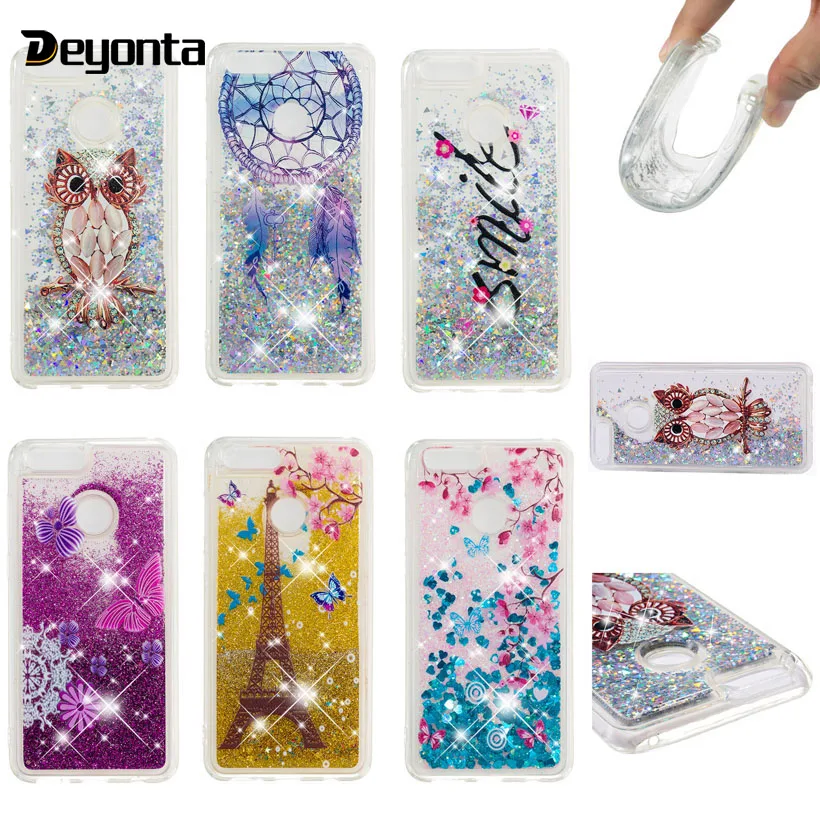 

Liquid Quicksand Case For Huawei Honor 8 7X 9 6A 5C 4C G8 Cases Coque on for Huawei Y6 II Y5 Y3 Y7 Prime 2017 2018 Bumper Funda