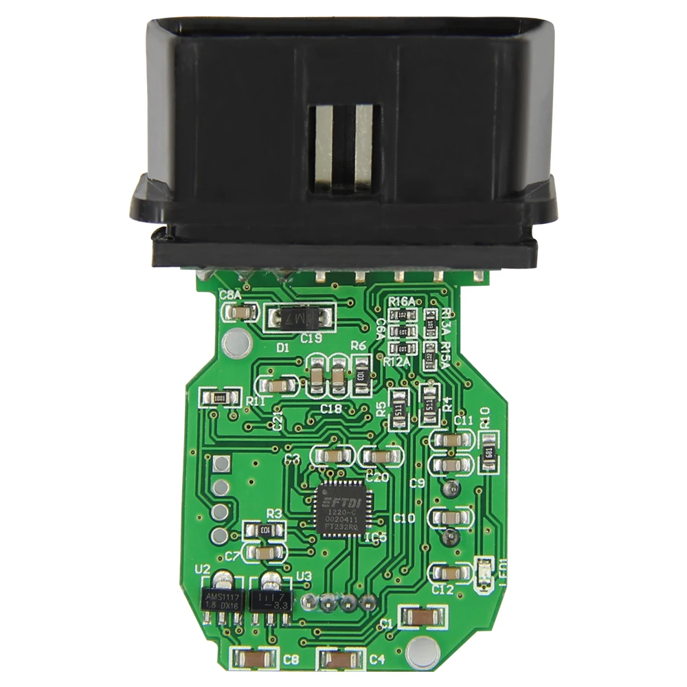 Новейший V14.20.019 MINI VCI J2534 интерфейс для TOYOTA TIS Techstream FT232QR чип OBD2 Диагностический