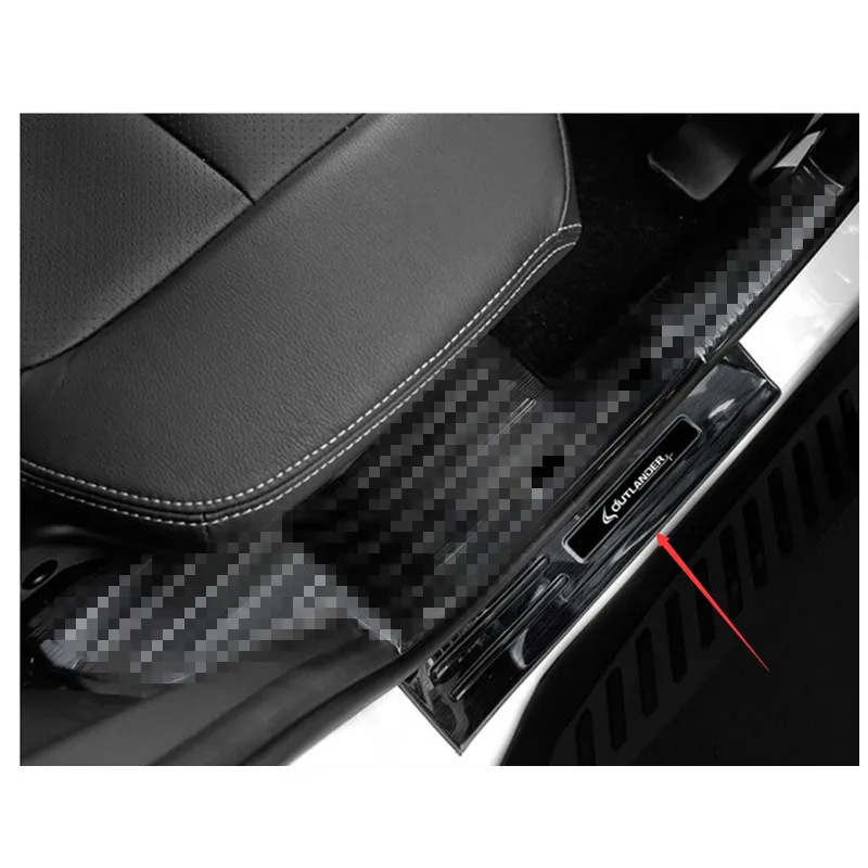 4 шт. защитные накладки на пороги из нержавеющей стали для Mitsubishi Outlander 2013